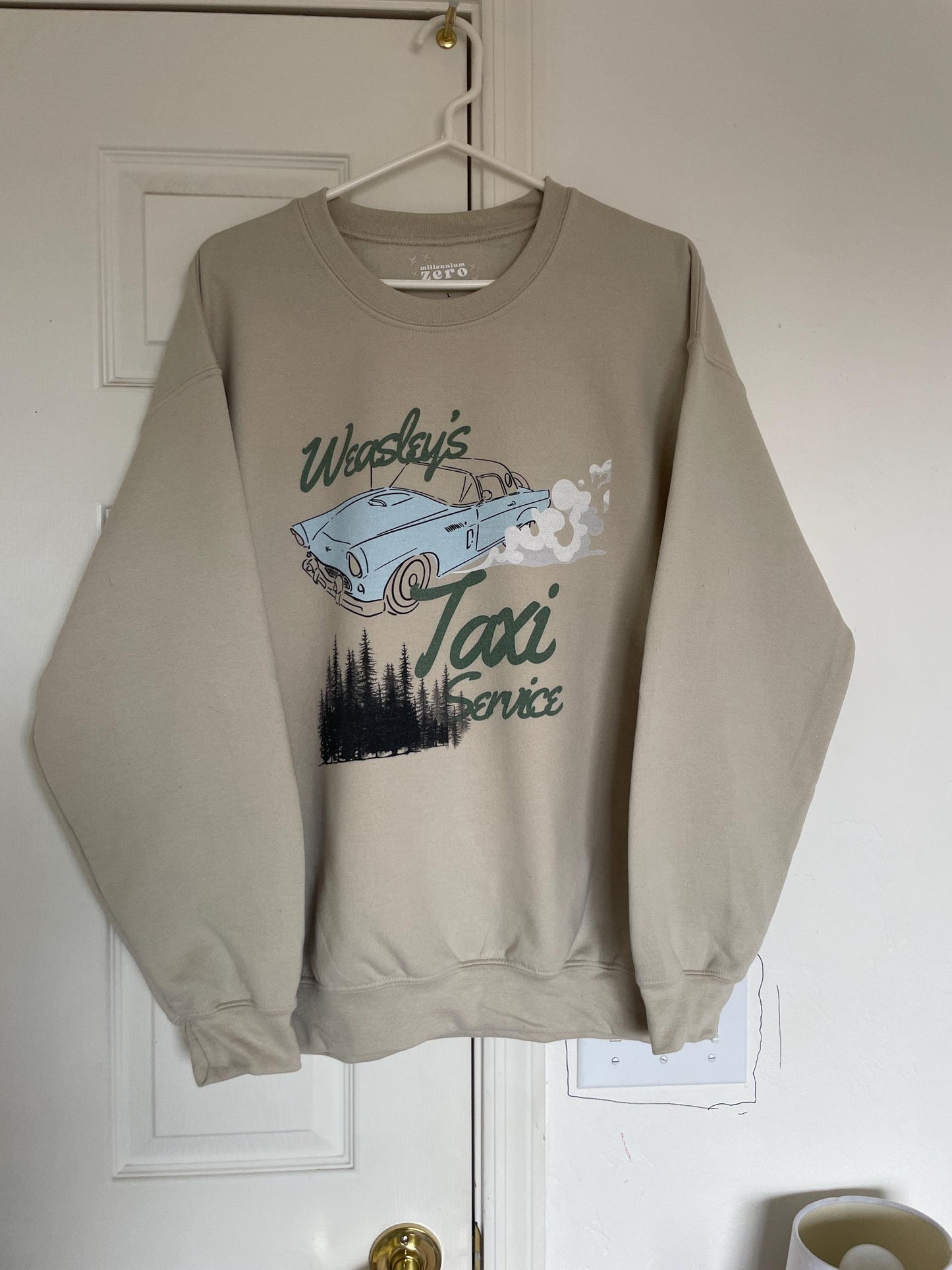 Weasley's Taxi Service | Magical Wizard School of Witchcraft and Wizardry Bookish Sweater, Harry and Ron sweater, Magical Flying Car sweater