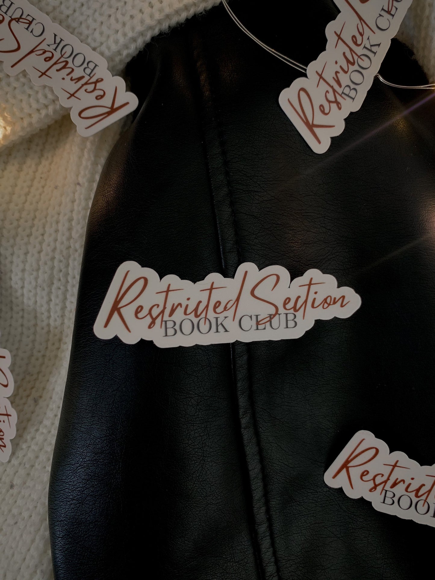 Restricted Section Book Club Waterproof Sticker