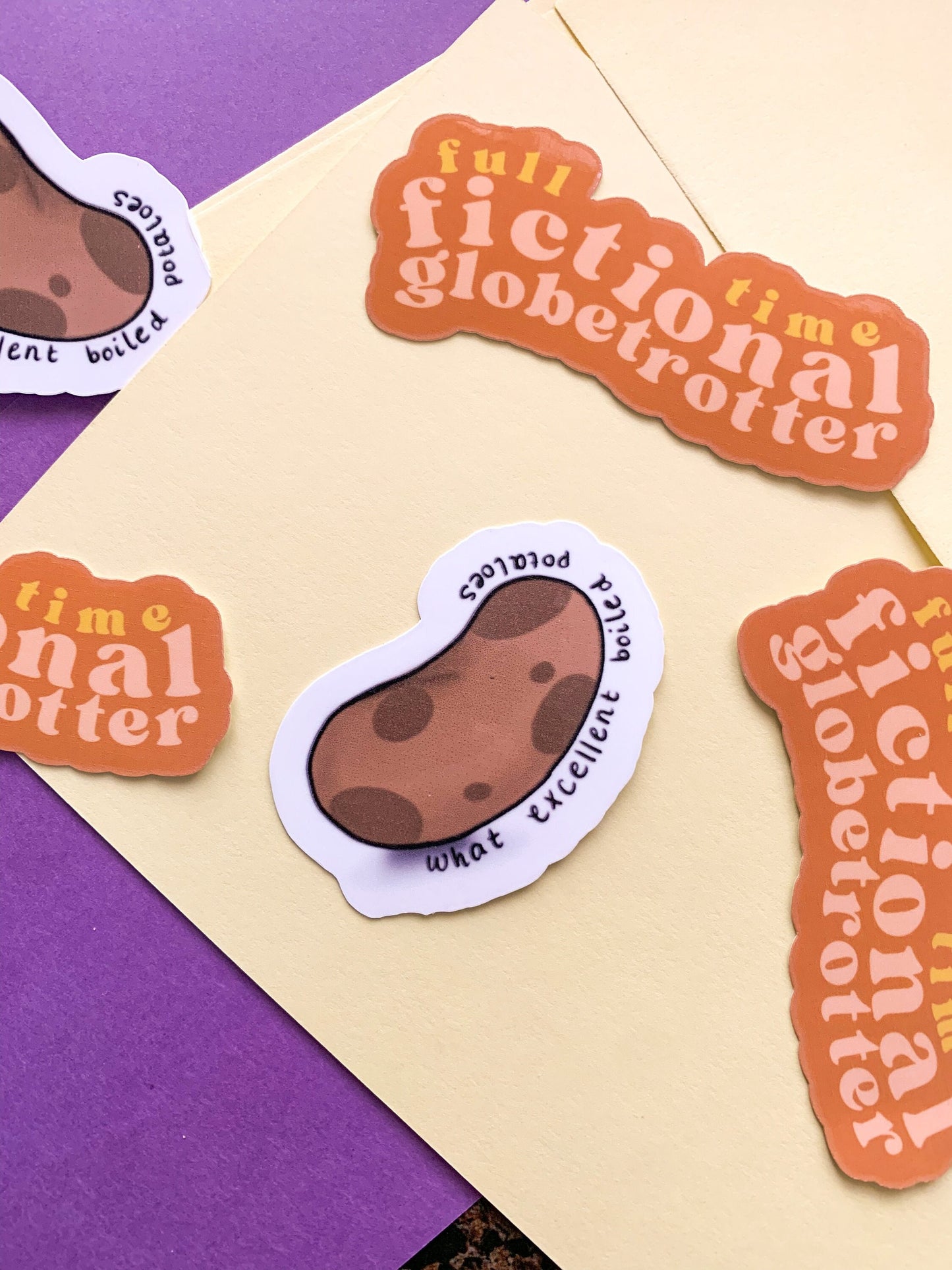 Boiled Potatoes Waterproof Sticker