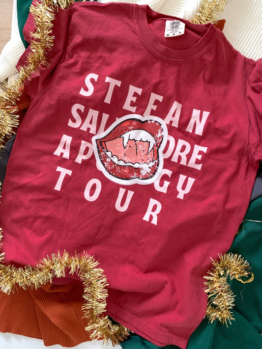 Stefan Salvatore Apology Tour Shirt