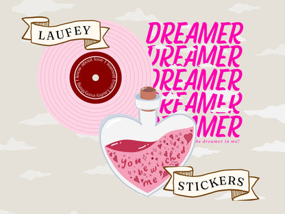 Laufey Lovers Waterproof Sticker Set