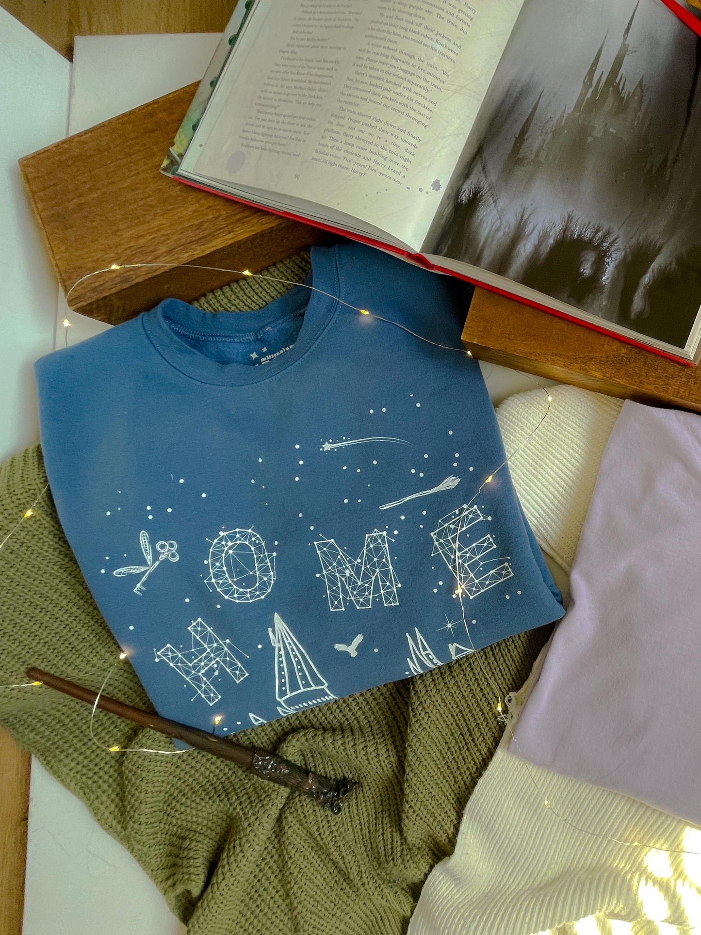 Harry’s Home | Magical Wizard School of Witchcraft and Wizardry Bookish Sweater