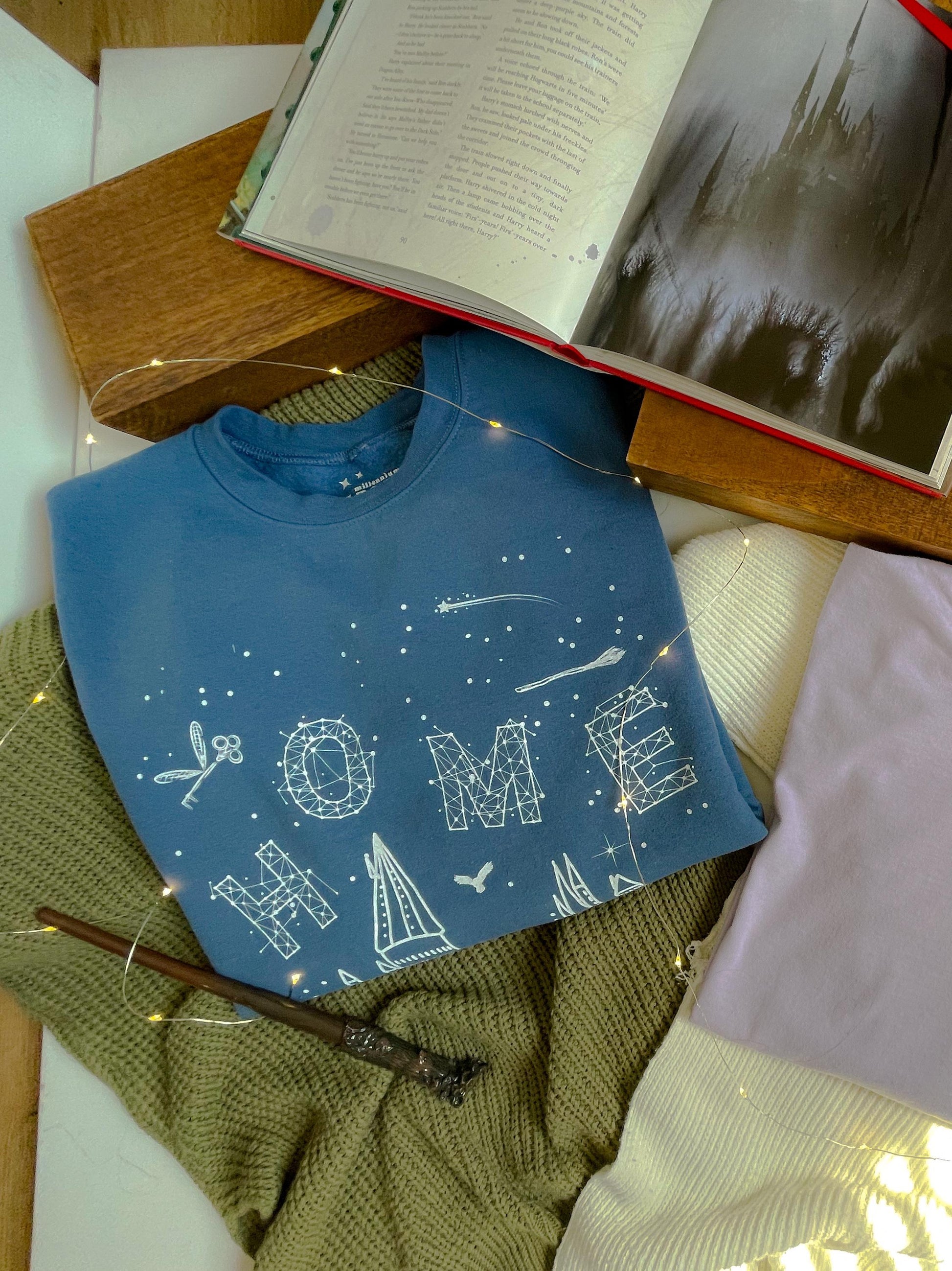 Harry’s Home | Magical Wizard School of Witchcraft and Wizardry Bookish Sweater